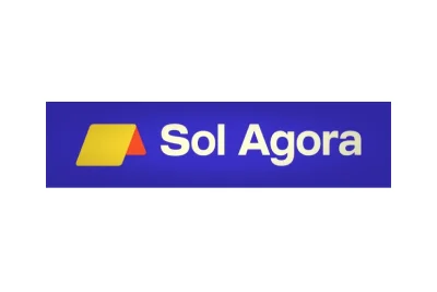 logotipo sol agora