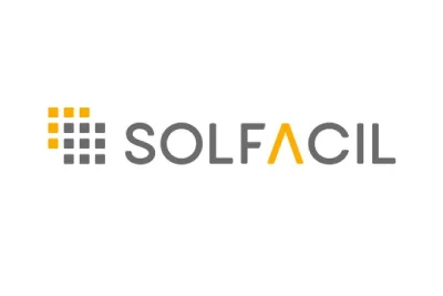 logotipo sol facil